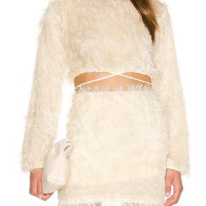 Revolve matching set top and skirt